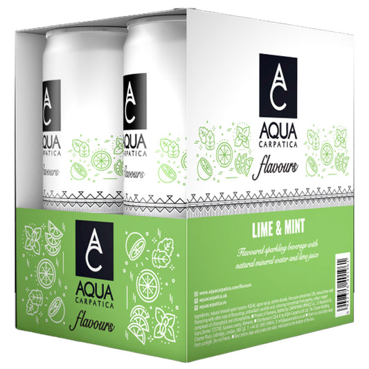 AQUA CARPATICA (4x330ml) - (LIME & MENTA)