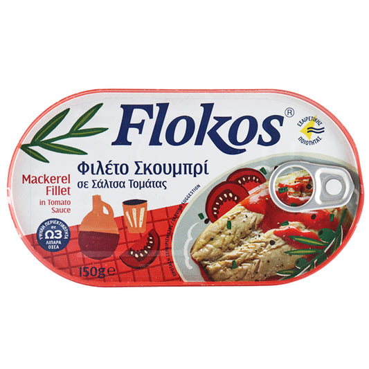 FLOKOS ΣΚΟΥΜΠΡΙ 150gr. - (ΣΕ ΣΑΛΤΣΑ ΝΤΟΜΑΤΑΣ)