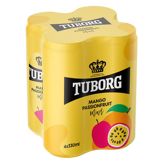 TUBORG SODA ΚΟΥΤΙ (4x330ml) - (ΜΑΝΓΚΟ & ΦΡΟΥΤΑ ΤΟΥ ΠΑΘΟΥΣ)