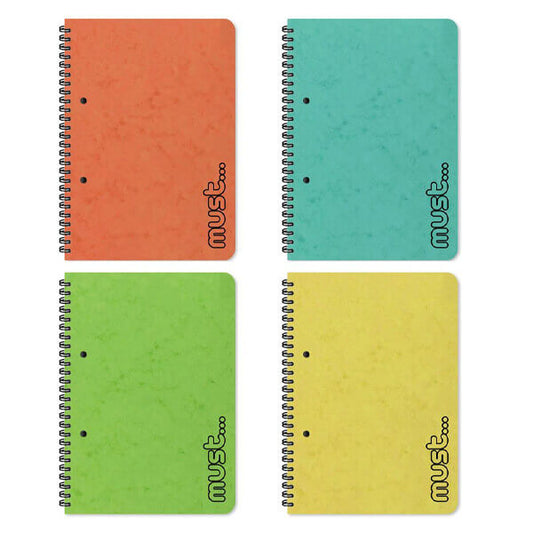 MUST ΤΕΤΡΑΔΙΟ ΣΠΙΡΑΛ 2 ΘΕΜΑΤΩΝ (17X25) - CRAFT