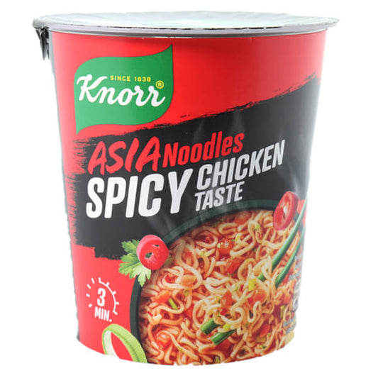 KNORR SNACK POT NOODLES 64gr. - (ΠΙΚΑΝΤΙΚΟ ΚΟΤΟΠΟΥΛΟ)