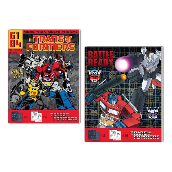 ΒΙΒΛΙΟ ΖΩΓΡΑΦΙΚΗΣ TRANSFORMERS 20Χ25 ΜΕ ΑΥΤΟΚΟΛΛΗΤΑ 2ΣΧ
