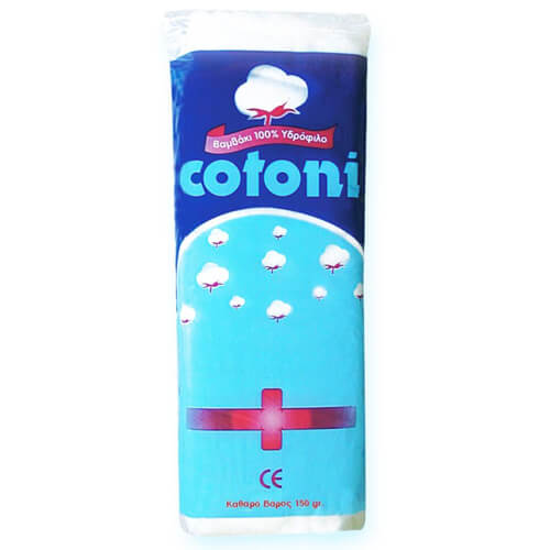 COTONI ΒΑΜΒΑΚΙ ΛΕΥΚΟ 150gr.