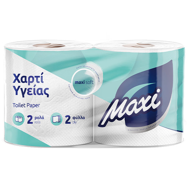 MAXI ΧΑΡΤΙ ΥΓΕΙΑΣ 2φυλλο ΛΕΙΟ (2x150gr.) (3010015)
