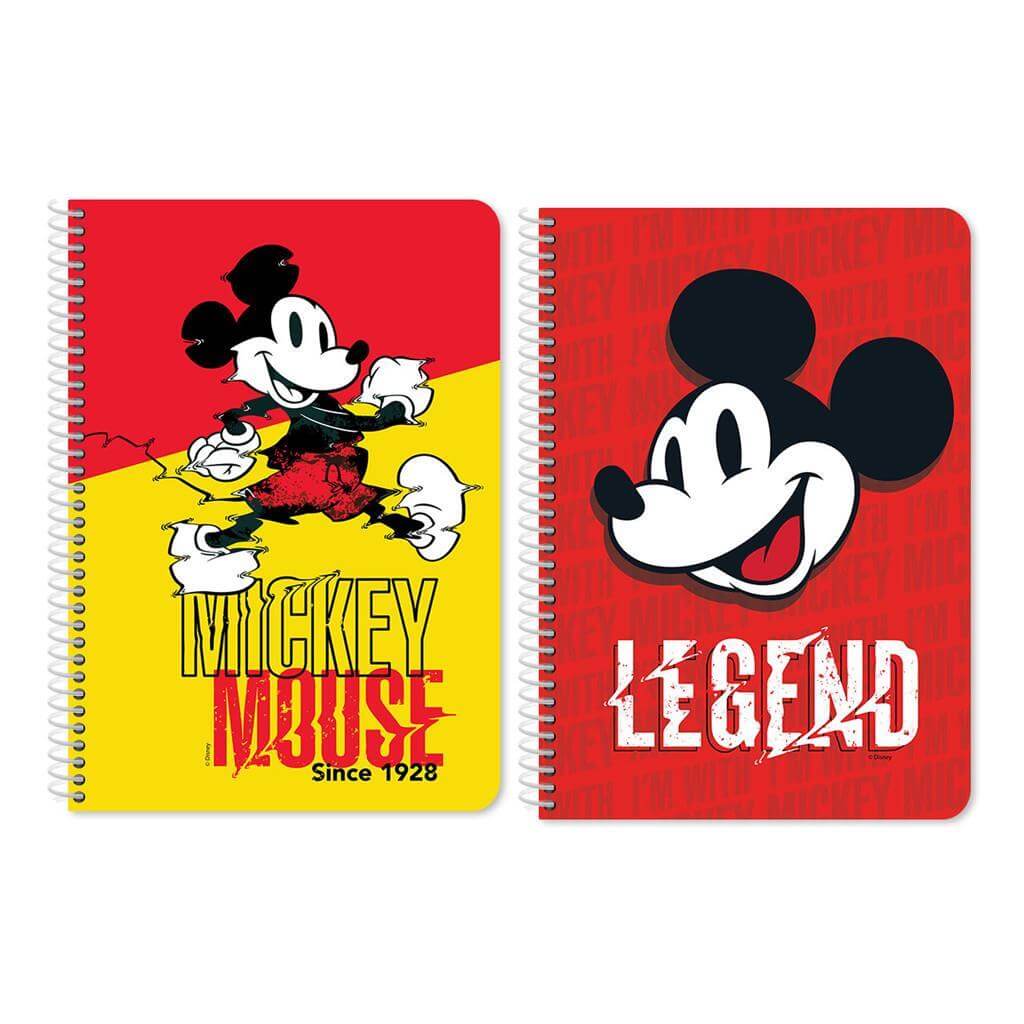 ΤΕΤΡΑΔΙΟ ΣΠΙΡΑΛ DISNEY MICKEY MOUSE A4, 2 ΘΕΜΑΤΑ, 60 ΦΥΛΛΑ, 2 ΣΧΕΔΙΑ