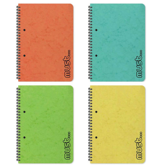 ΤΕΤΡΑΔΙΟ ΣΠΙΡΑΛ 17X25 MUST CRAFT 4 ΘΕΜΑΤΑ 120 ΦΥΛΛΑ 4 ΣΧΕΔΙΑ