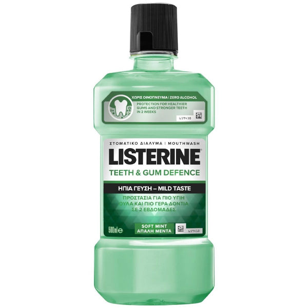 LISTERINE 500ml - (TEETH & GUM DEFENCE) (MILD)
