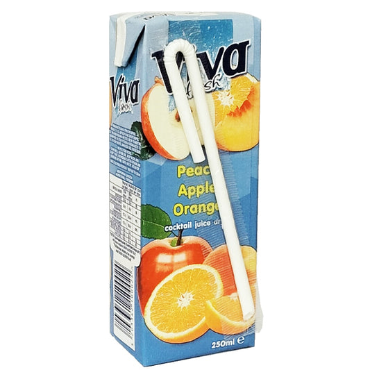 VIVA 250ml - (ΡΟΔΑΚΙΝΟ-ΜΗΛΟ-ΠΟΡΤΟΚΑΛΙ ΦΡΟΥΤΟΠΟΤΟ)