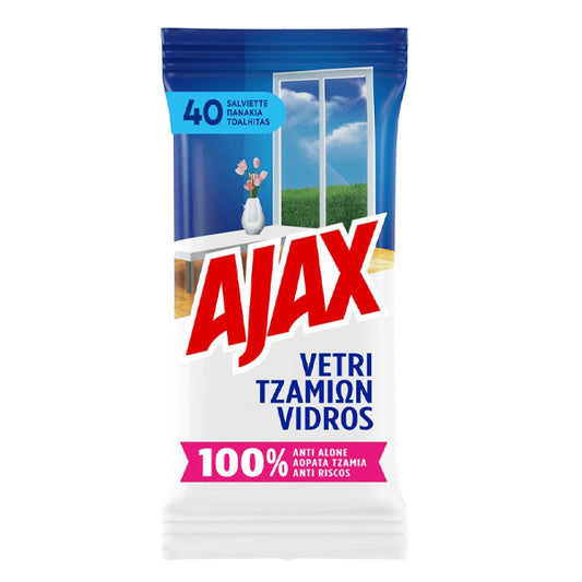AJAX ΥΓΡΑ ΠΑΝΑΚΙΑ ΓΙΑ ΤΑ ΤΖΑΜΙΑ - (40τεμ.)
