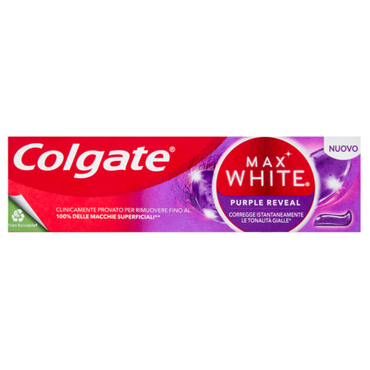 COLGATE MAX WHITE 75ml - (PURPLE REVEAL) (ΟΔΟΝΤΟΚΡΕΜΑ)