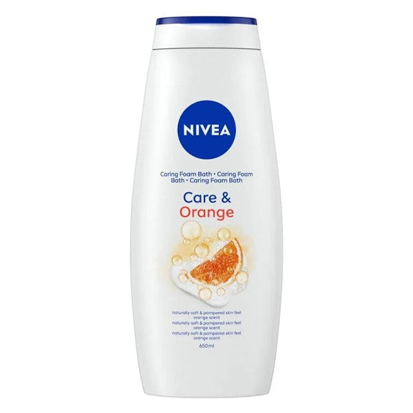 NIVEA ΑΦΡΟΛΟΥΤΡΟ 650ml - (CARE & ORANGE)