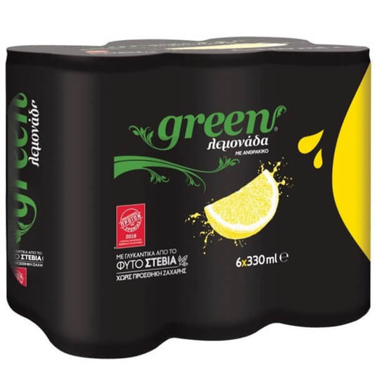 GREEN ΛΕΜΟΝΑΔΑ (6x330ml) (KOYTI)