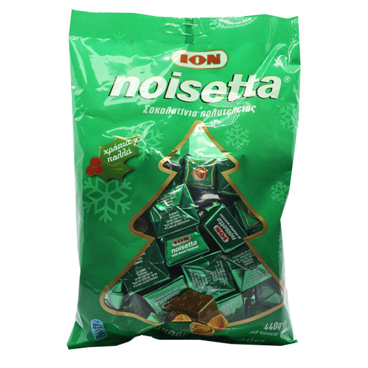 ΙΟΝ ΣΟΚΟΛΑΤINIA ΓΑΛΑΚΤΟΣ ΜΕ ΟΛΟΚΛΗΡΟ ΦΟΥΝΤΟΥΚΙ 440gr. - (NOISETTA) (0119)(33619)