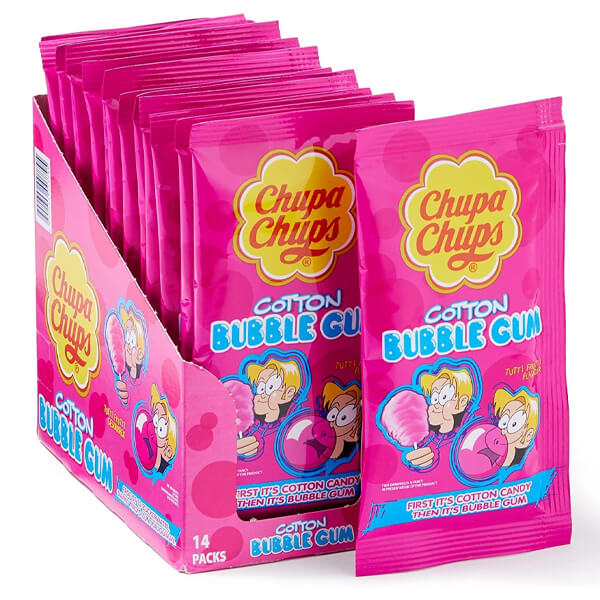 CHUPA CHUPS COTTON BUBBLE GUM (12τεμ.) - (TUTTI FRUTTI) (826072)