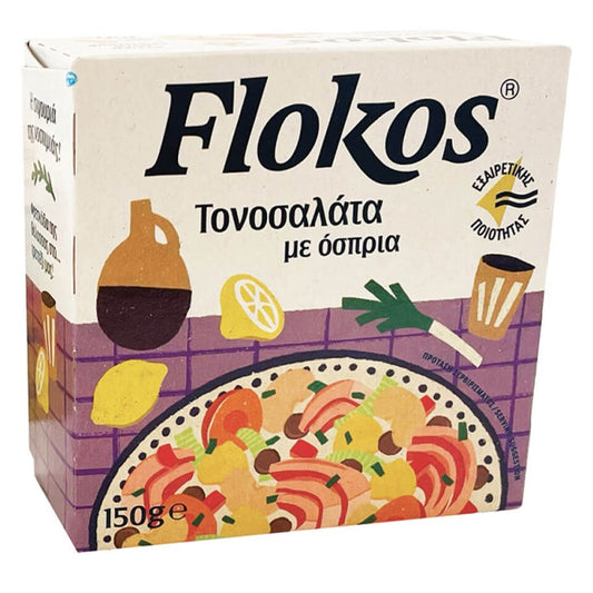 FLOKOS ΤΟΝΟΣΑΛΑΤΑ 150gr. - (ΜΕ ΟΣΠΡΙΑ)