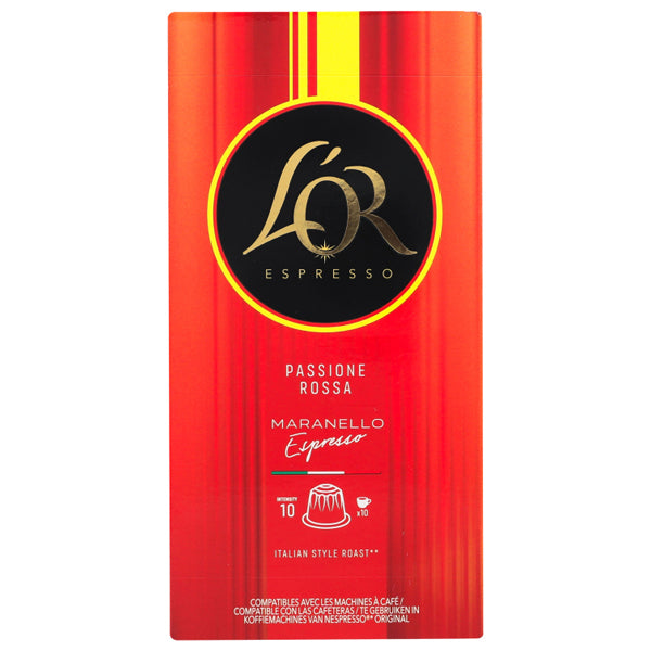 LOR CAPS PASSIONE ROSSA ESPRESSO (10τεμ.) - (MARANELLO)