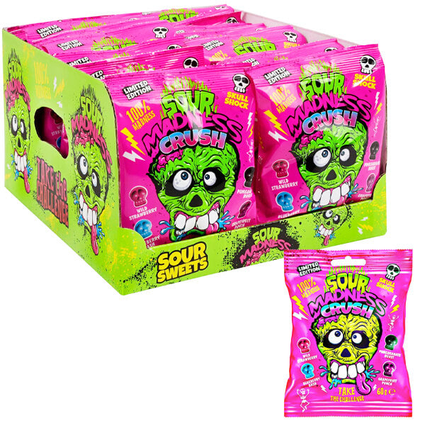 SOUR MADNESS ΚΑΡΑΜΕΛΕΣ 60gr. - (CRUSH)