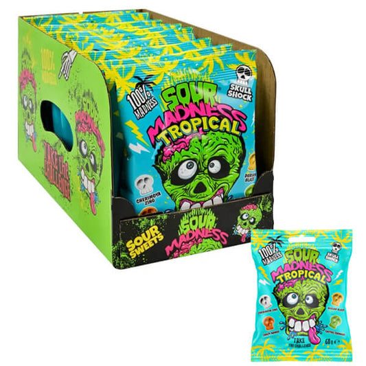 SOUR MADNESS TROPICAL ΚΑΡΑΜΕΛΕΣ (60gr.)
