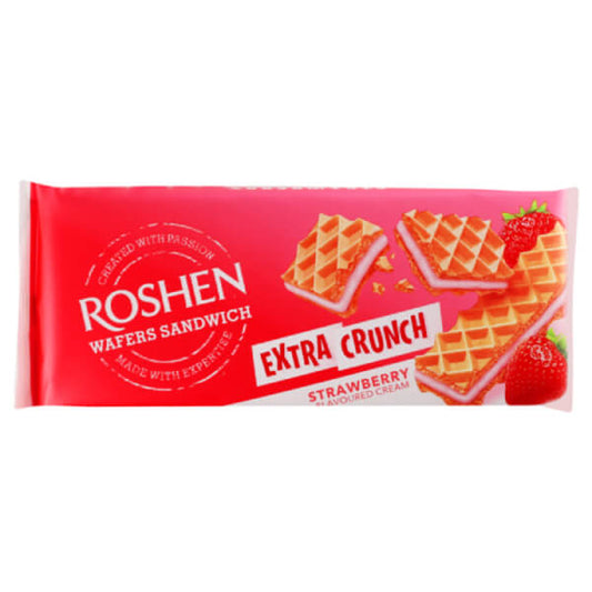 ROSHEN WAFERS SANDWICH ΤΡΑΓΑΝΗ ΓΚΟΦΡΕΤΑ 142gr. - (ΦΡΑΟΥΛΑ)