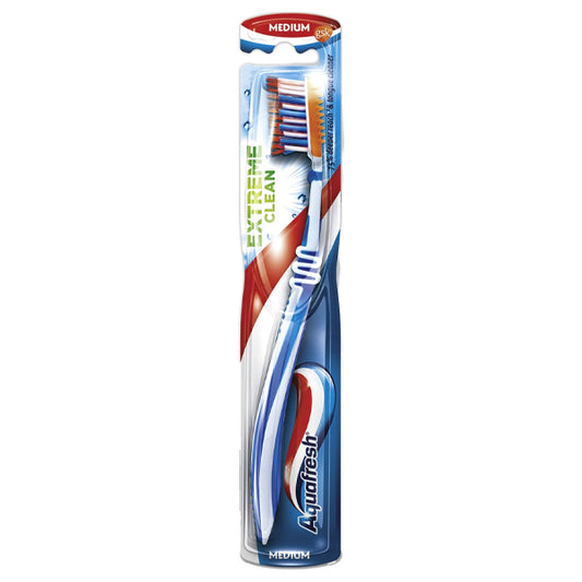 AQUAFRESH ΟΔΟΝΤΟΒΟΥΡΤΣΑ - (EXTREME CLEAN) (MEDIUM)