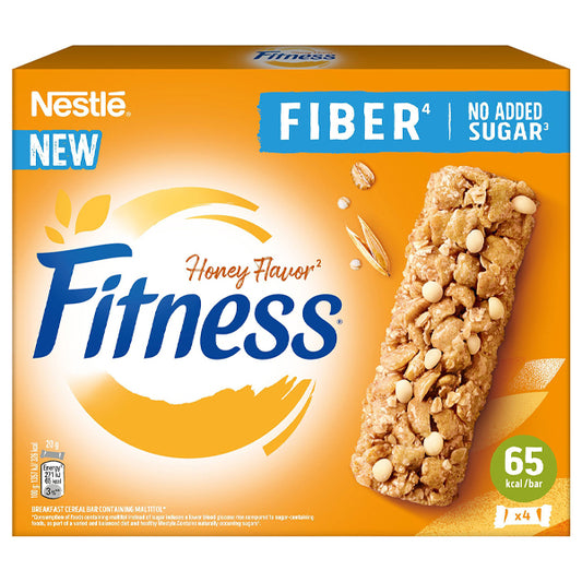 NESTLE FIBER BARS FITNESS Χ. ΖΑΧΑΡΗ 20gr. - (ΜΕΛΙ) (4τεμ)