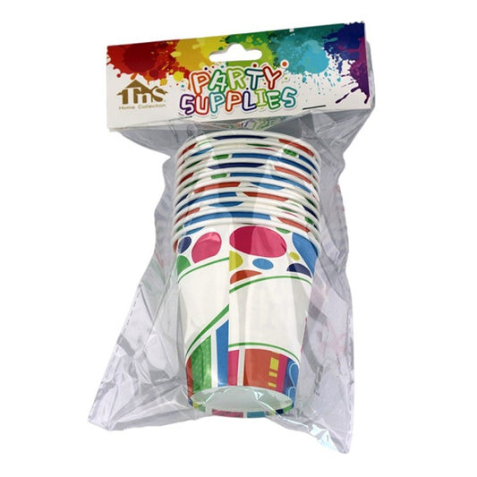 TNS ΧΑΡΤΙΝΑ ΠΟΤΗΡΙΑ PARTY 250ml (10τεμ.) (07-950-0102)