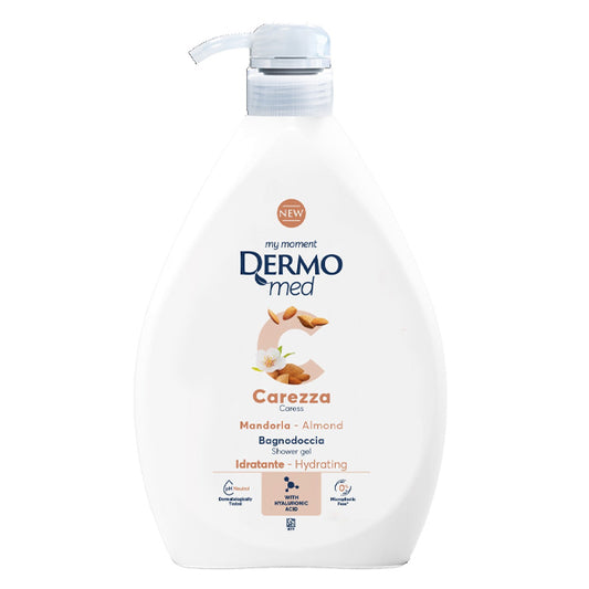 DERMOMED ΑΦΡΟΛΟΥΤΡΟ 1000ml ΜΕ ΑΝΤΛΙΑ - (CAREZZA) (ALMOND)