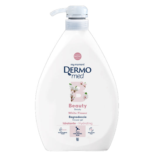 DERMOMED ΑΦΡΟΛΟΥΤΡΟ 1000ml ΜΕ ΑΝΤΛΙΑ - (BEAUTY) (WHITE FLOWER)