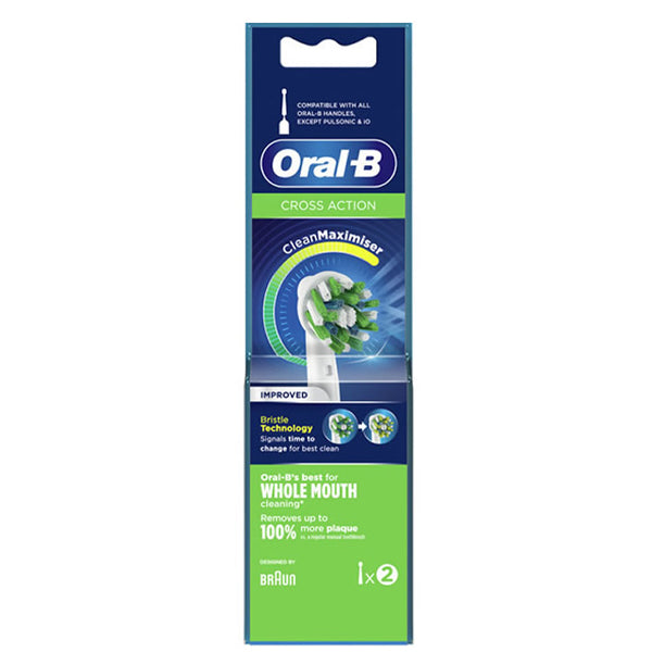 ORAL-B ΑΝΤΑΛΛΑΚΤΙΚΑ ΟΔΟΝΤΟΒΟΥΡΤΣΑΣ 2τεμ. - (CROSS ACTION PRO)