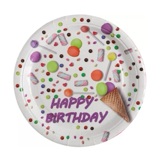 TNS ΧΑΡΤΙΝΑ ΠΙΑΤΑ PARTY - (18cm) (10τεμ.) (07-950-0093)