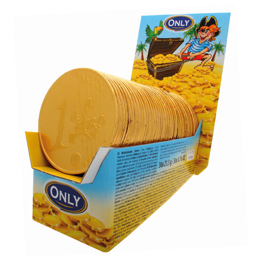 ΧΡΙΣΤΟΥΓΕΝΝΙΑΤΙΚΑ ΣΟΚΟΛΑΤΕΝΙΑ ΝΟΜΙΣΜΑΤΑ (36x21,5gr.) - (ΣΟΚΟΛΑΤΑ ΓΑΛΑΚΤΟΣ)