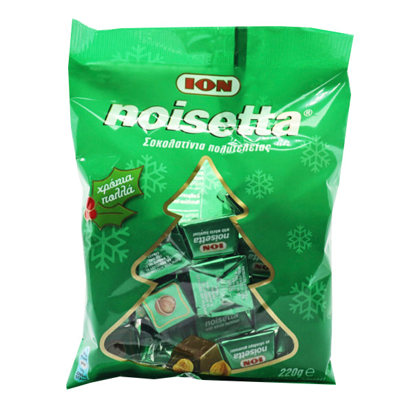ΙΟΝ ΣΟΚΟΛΑΤINIA ΓΑΛΑΚΤΟΣ ΜΕ ΟΛΟΚΛΗΡΟ ΦΟΥΝΤΟΥΚΙ 220gr. - (NOISETTA) (0118)