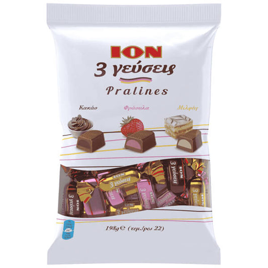 ΙΟΝ ΣΟΚΟΛΑΤΙΝΙΑ ΓΕΜΙΣΤΑ 198gr. - (3 ΓΕΥΣΕΙΣ) (0570)