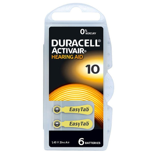 DURACELL DA 10 1.45V (6τεμ.) BP-6 ΒΑΡΗΚΟΪΑΣ - (ΜΕ ΦΟΡΟ 0,06€)