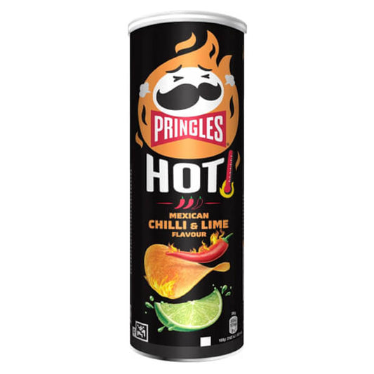 PRINGLES ΤΣΙΠΣ 160gr - (HOT MEXICAN CHILLI & LIME)