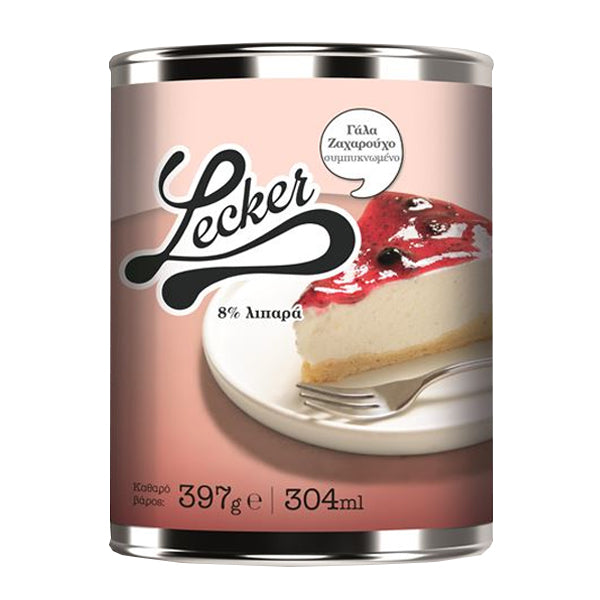 LECKER ΖΑΧΑΡΟΥΧΟ ΓΑΛΑ 8% 397gr.