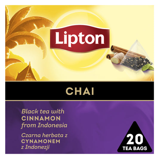 LIPTON ΜΑΥΡΟ ΤΣΑΙ ΠΥΡΑΜΙΔΑ (20x1,7gr) - (CHAI)