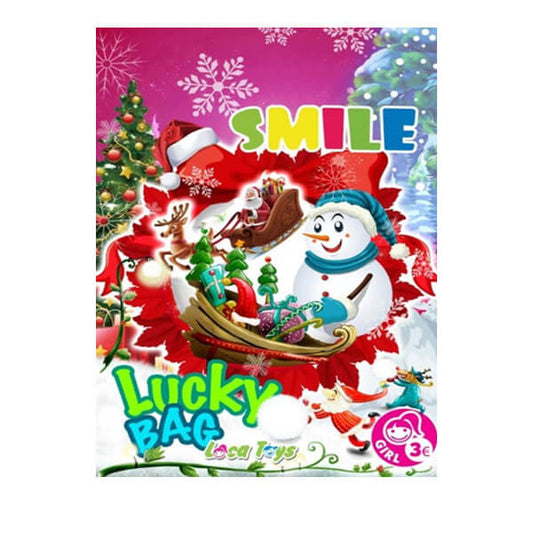 ΧΡΙΣΤΟΥΓΕΝΝΙΑΤΙΚΗ ΣΑΚΟΥΛΑ ΔΩΡΟΥ 8τεμ - (ΚΟΡΙΤΣΙ-ΠΤΛ 3€)