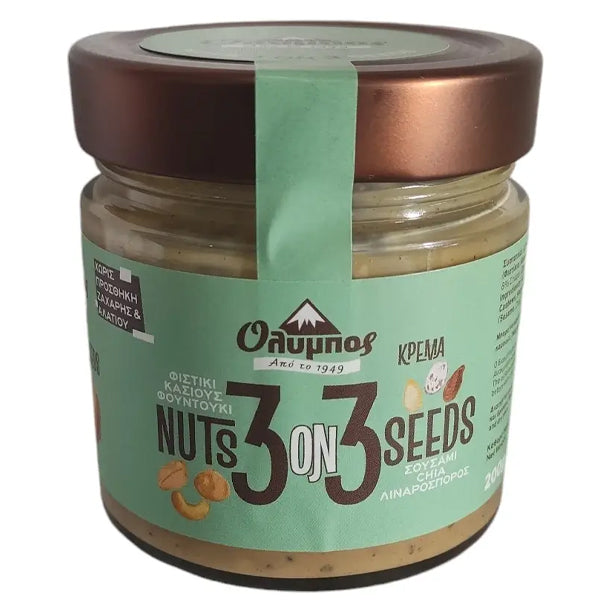 ΟΛΥΜΠΟΣ 3on3 ΚΡΕΜΑ ΑΝΑΜ.ΣΠΟΡΟΙ&ΞΗΡΟΙ ΚΑΡΠΟΙ 200γρ