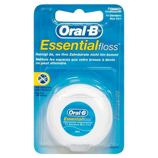 ORAL-B ΟΔΟΝΤΙΚΟ ΝΗΜΑ ΚΕΡΩΜΕΝΟ ESSENTIAL FLOSS 50m