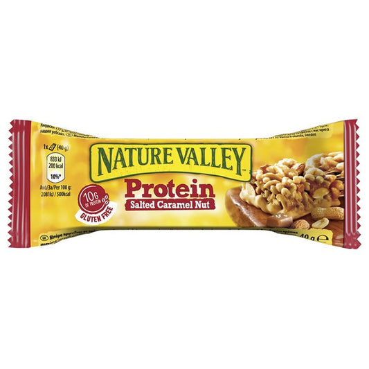 NATURE VALLEY ΤΡΑΓΑΝΗ ΜΠΑΡΑ ΠΡΩΤΕΪΝΗΣ ΜΕ ΚΑΡΑΜΕΛΑ 40gr