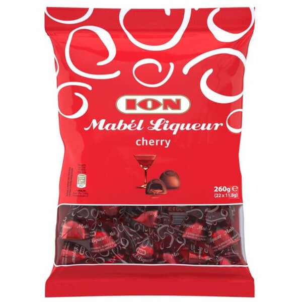 ΙΟΝ ΣΟΚΟΛΑΤΙΝΙΑ ΓΑΛΑΚΤΟΣ ΜΕ ΛΙΚΕΡ 260gr. - (CHERRY) (6010)