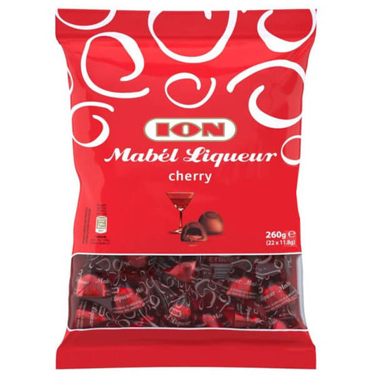 ΙΟΝ ΣΟΚΟΛΑΤΙΝΙΑ ΓΑΛΑΚΤΟΣ ΜΕ ΛΙΚΕΡ 260gr. - (CHERRY) (6010)