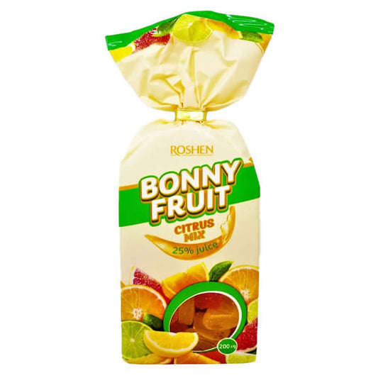ROSHEN BONNY FRUIT JELLY ΚΑΡΑΜΕΛΕΣ 200gr. - (CITRUS MIX)