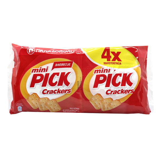 ΠΑΠΑΔΟΠΟΥΛΟΥ MINI PICK CRACKERS (4x70gr.) - (BARBEQUE)