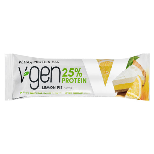 V GEN ΜΠΑΡΑ ΠΡΩΤΕΙΝΗΣ VEGAN 60gr. - (LEMON PIE)
