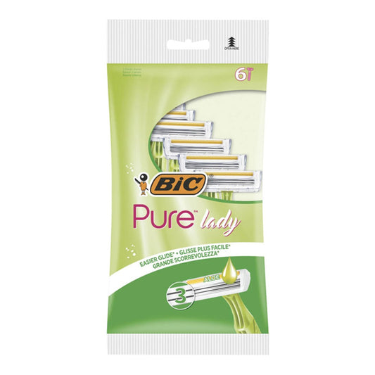 BIC ΞΥΡΑΦΑΚΙΑ PURE LADY 3 (6τεμ.)