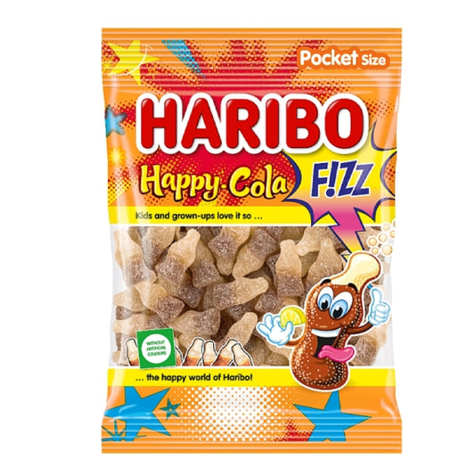 HARIBO ΖΑΧΑΡΩΤΑ 80gr - (HAPPY COLA) (FIZZ)
