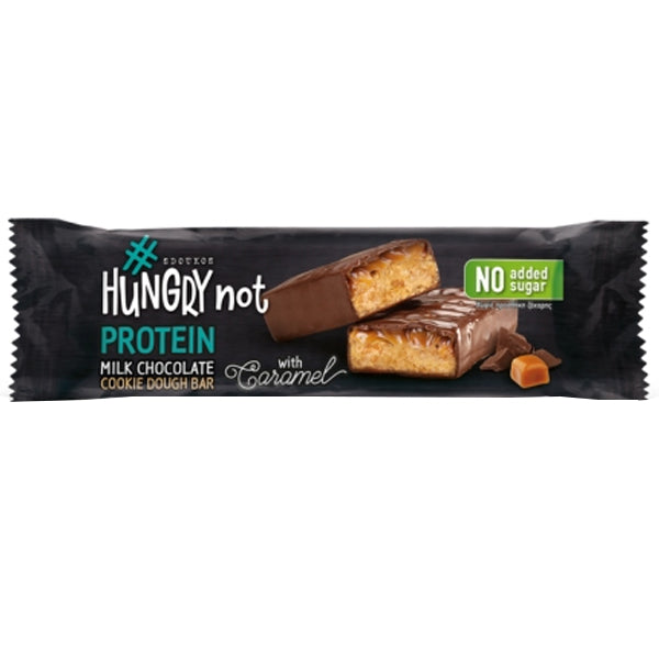 HUNGRY NOT ΜΠΑΡΑ ΠΡΩΤΕΙΝΗΣ COOKIE DOUGH 50gr. - (MILK CHOCOLATE) (ΧΩΡΙΣ ΖΑΧΑΡΗ)