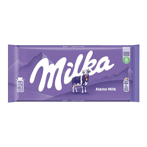 MILKA ΣΟΚΟΛΑΤΑ 90gr - (ALPINE MILK)